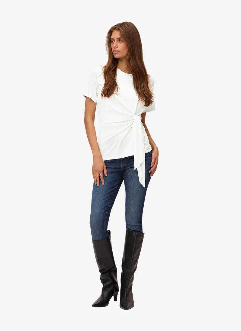 فيرو مودا Women's VMJILL Short Sleeve Top Jersey Noos