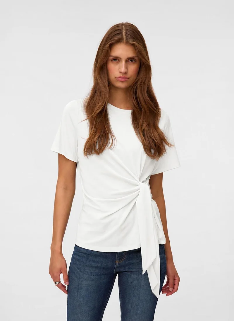 فيرو مودا Women's VMJILL Short Sleeve Top Jersey Noos