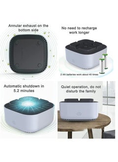 Beauenty Ashtray Car Ashtray Built in filter cotton and large capacity battery air purifier for Home Indoor and Outdoor  - Image 2