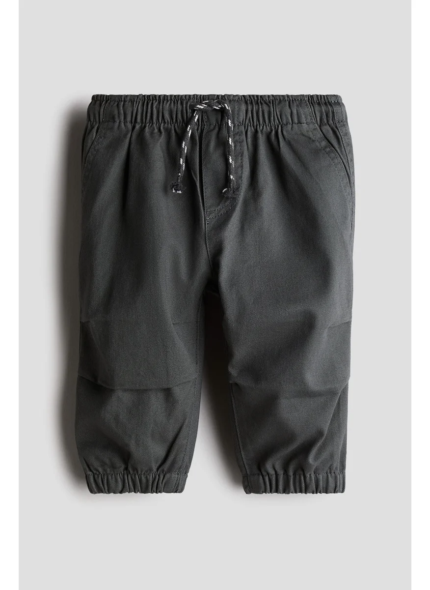 اتش اند ام Cotton Twill Joggers