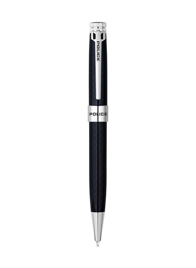 POLICE Constatia Black and Silver Stainless Steel Pen for Men - Image 1