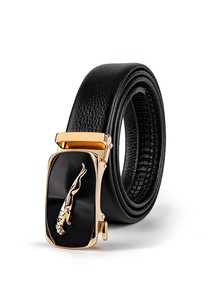 KUYING - Creative Casual And Versatile Wear-resistant Leather Belt - Image 1
