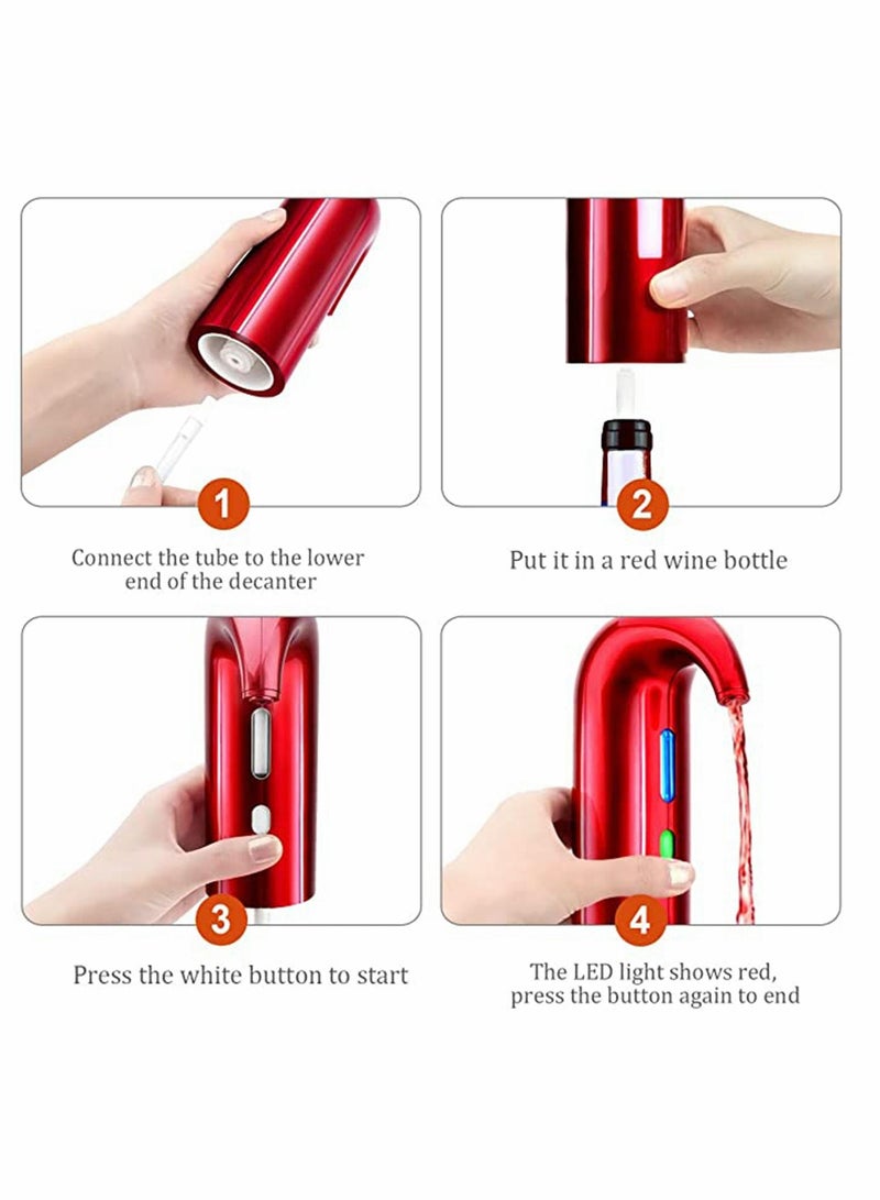 كاست ويف مشروب كهربائي هواء مضخة مشروب محمول موزع مجموعة تهوية كهربائية وشرب صوب صبر - Image 3