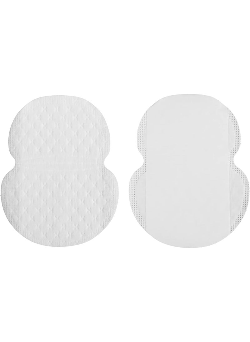 [100 Pack] Disposable Underarm Sweat Pads - Official Shields for Hyperhidrosis Treatment, Sweat Control, and Perspiration, Comfortable, Fragrance-Free, Invisible - Image 1