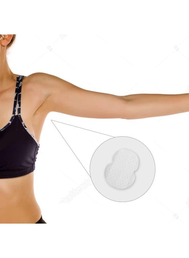 [100 Pack] Disposable Underarm Sweat Pads - Official Shields for Hyperhidrosis Treatment, Sweat Control, and Perspiration, Comfortable, Fragrance-Free, Invisible - Image 2