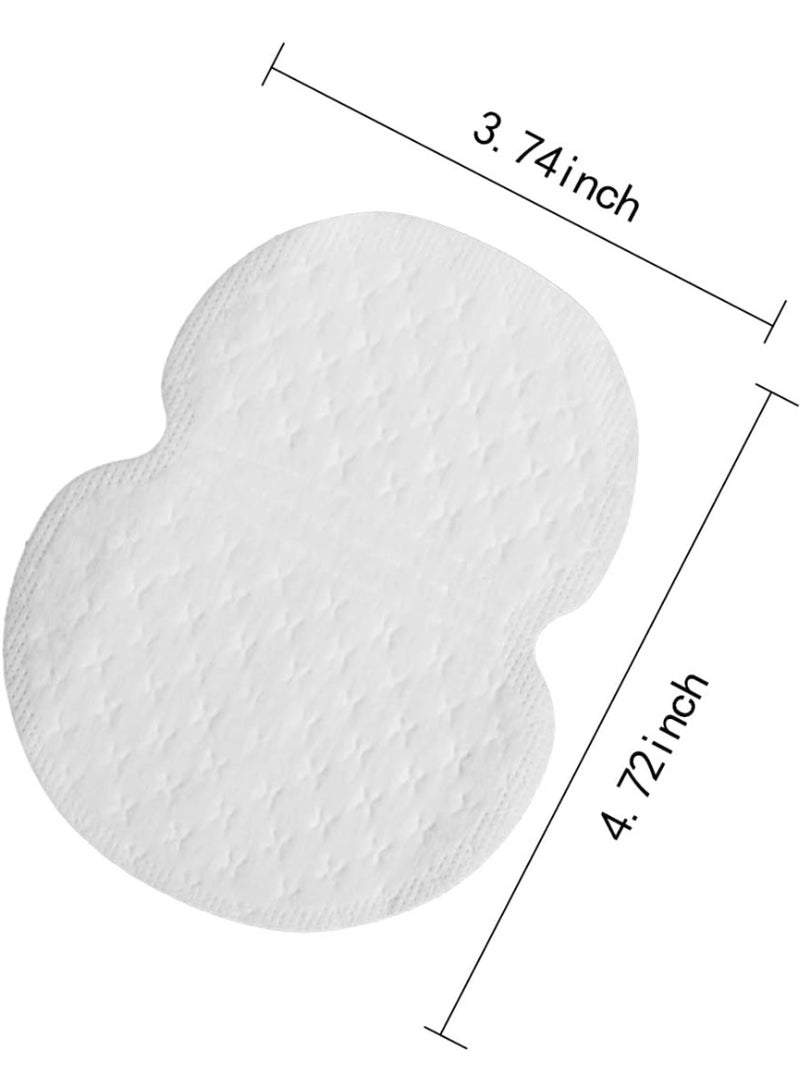 [100 Pack] Disposable Underarm Sweat Pads - Official Shields for Hyperhidrosis Treatment, Sweat Control, and Perspiration, Comfortable, Fragrance-Free, Invisible - Image 4