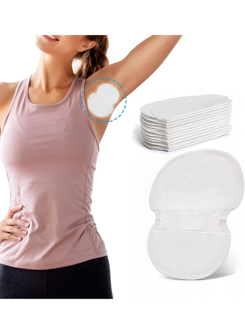 [100 Pack] Disposable Underarm Sweat Pads - Official Shields for Hyperhidrosis Treatment, Sweat Control, and Perspiration, Comfortable, Fragrance-Free, Invisible - Image 3