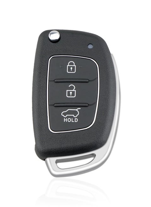 Hyundai Car Key Cover, Folding Replacements Key Fob Accessory (Key Housing Only, No Chip Included)