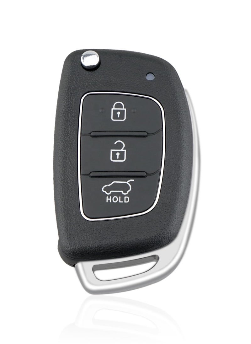 Generic - Hyundai Car Key Cover, Folding Replacements Key Fob Accessory (Key Housing Only, No Chip Included) - Image 1