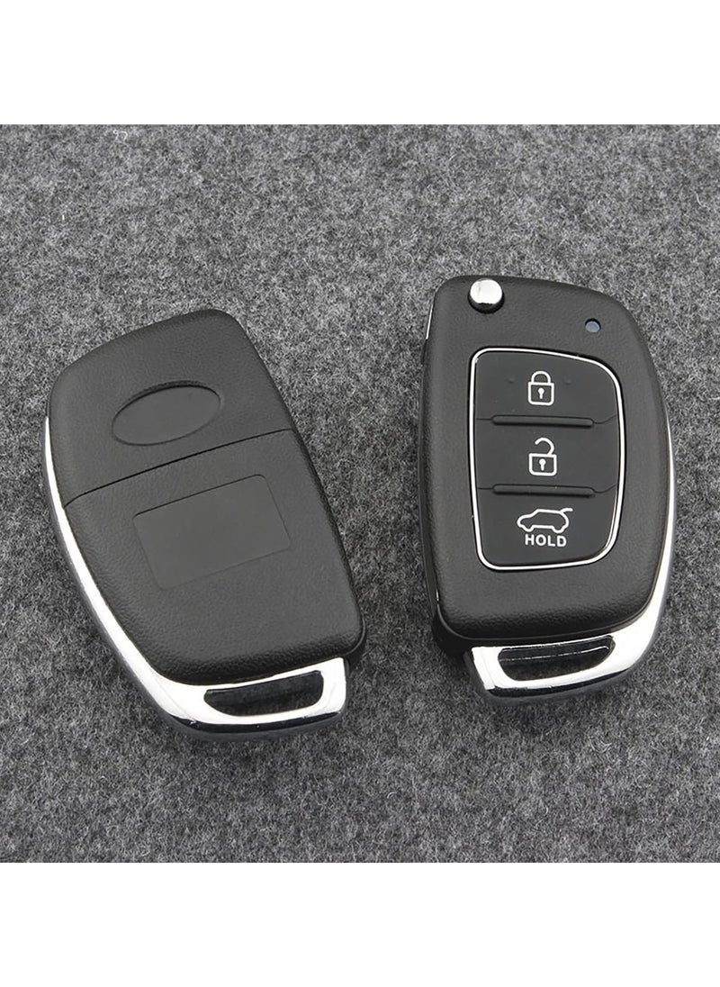 Generic - Hyundai Car Key Cover, Folding Replacements Key Fob Accessory (Key Housing Only, No Chip Included) - Image 1