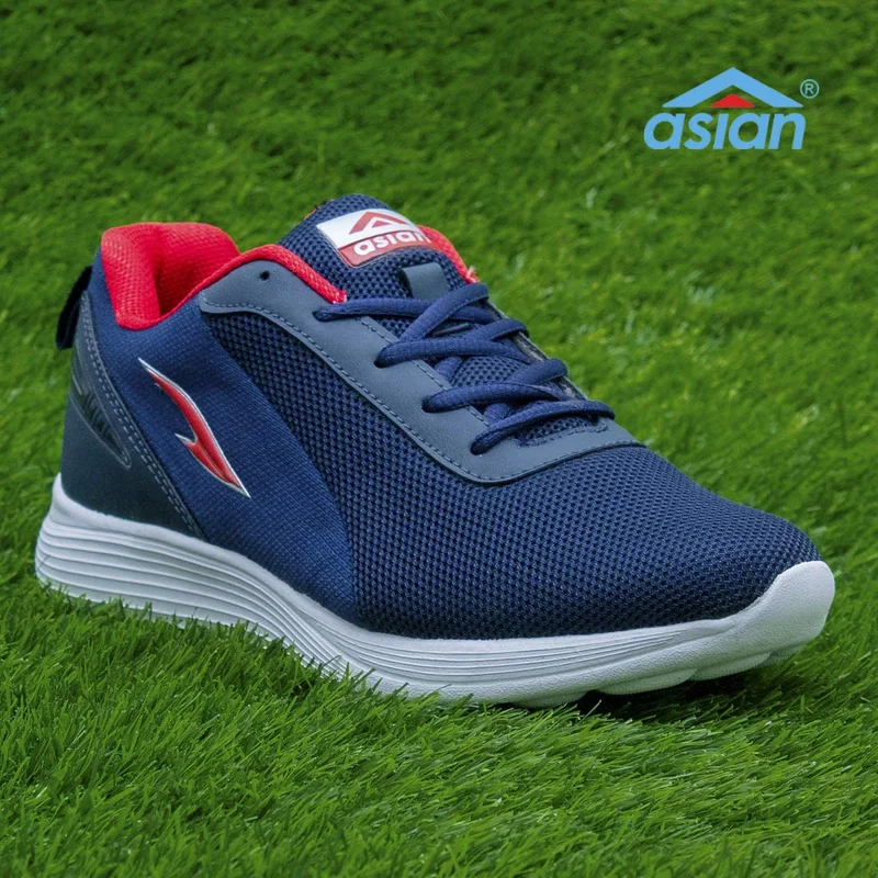 Asian Men's Blue Running Sneakers for Boys