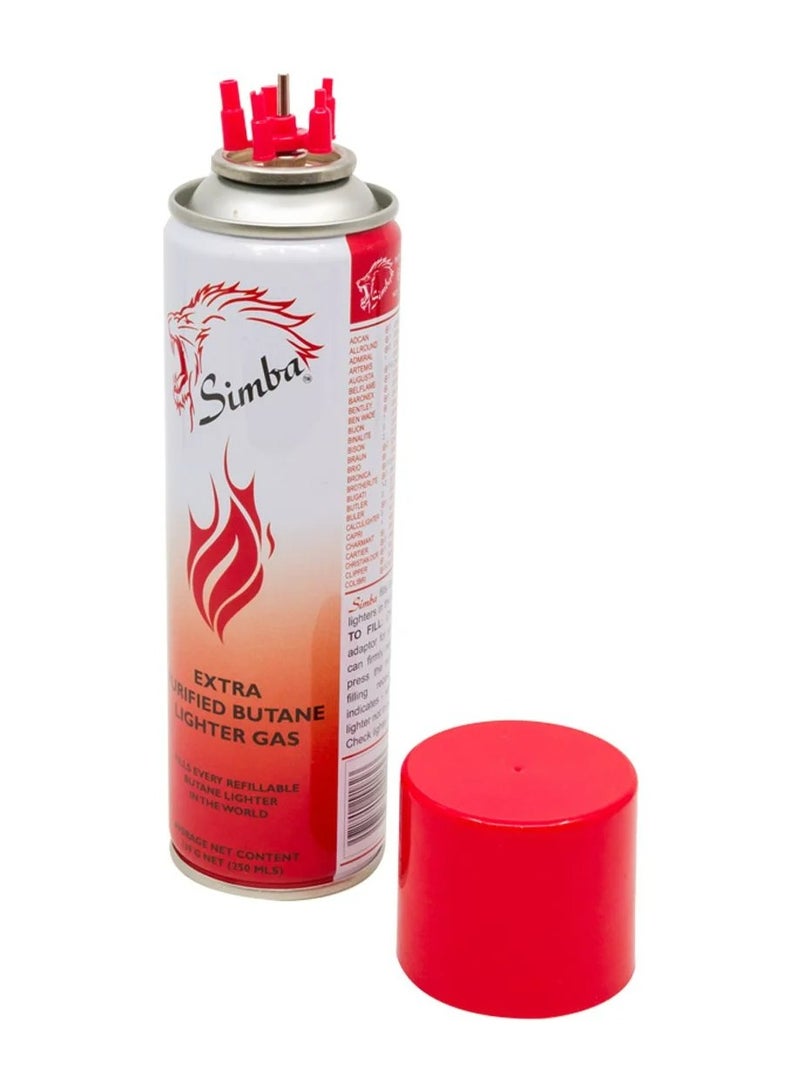Simba 250Ml Premium Purified Butane Lighter Refill With Multi-Nozzle Adapter - Image 4