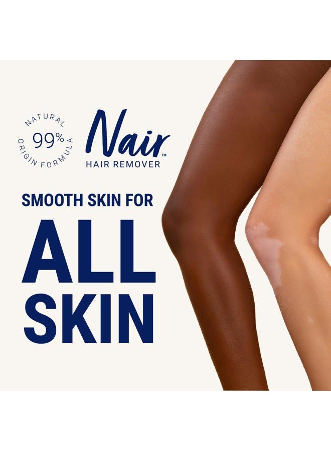 Nair Sensitive Hair Remover Wax Ready Strips, Legs and Body Hair Removal Wax Strips, 40 Count - Image 2