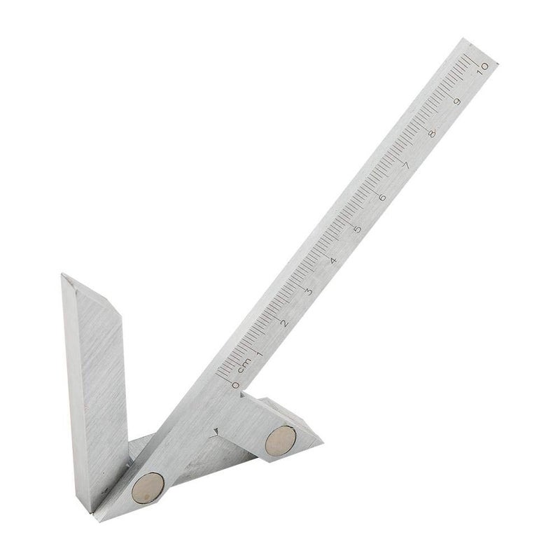 klarako Centering Square Gauge, Centering Square 100 * 70mm Gauging Center Gauge Round Bar Marking Center Finder measuring tool ruler Marking Gauge - Image 2