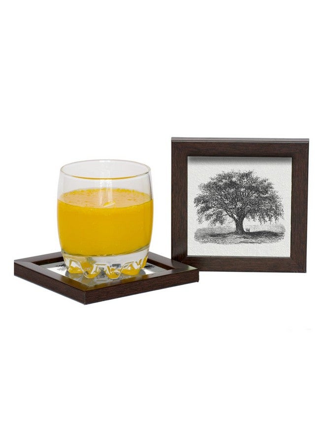 Paper Plane Design Tea Coffee Coaster Set Wooden Decorative Coasters Set. Home and Office Wooden Coasters Design 156 - Image 3