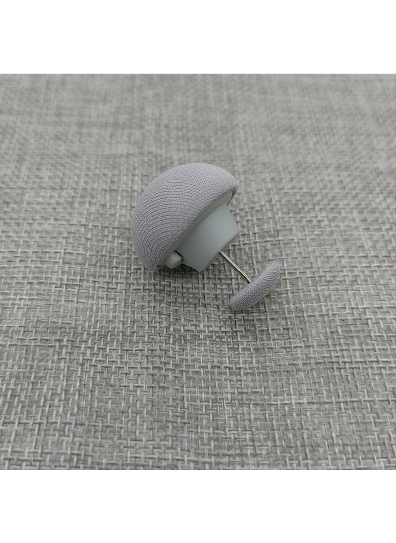 Bizimevde 8 Pack Mushroom Shaped Quilt Fixing Pin Button Clips Bed Sheet Quilt Cover Fix Gray  - Image 2