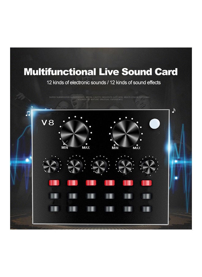 Loquat Multifunctional Live Sound Card And BM800 Suspension Microphone Kit  - Image 4