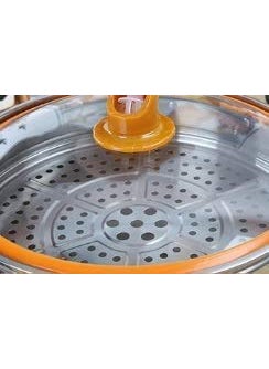 Pink Pari Pink pari Multi-Function Electric Non-Stick Hot Pot Smokeless Pot with Steamer Electric hot Pot with Unbreakable Lid Heat Frying Pan-Vacuum Suspension Pot,Electric hot Pot for Kitchen(5.6L).  - Image 5