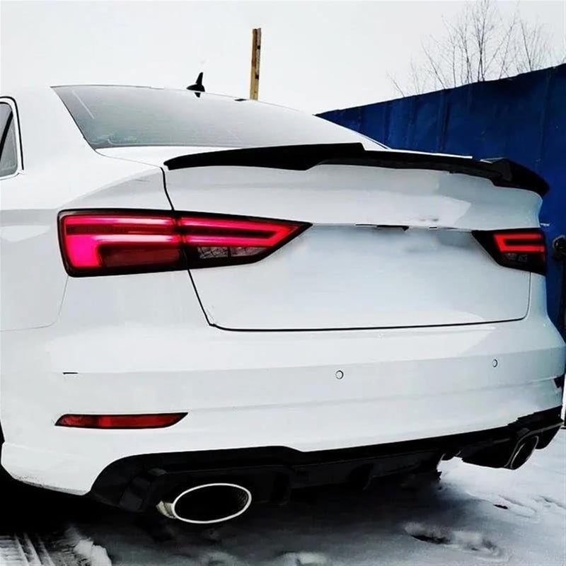 Vuzmode Glossy Black Rear Trunk Spoiler for B9 A5 S5 - Image 4