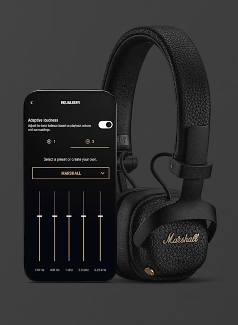 Marshall Milton ANC Portable On-Ear Headphones black - Image 5