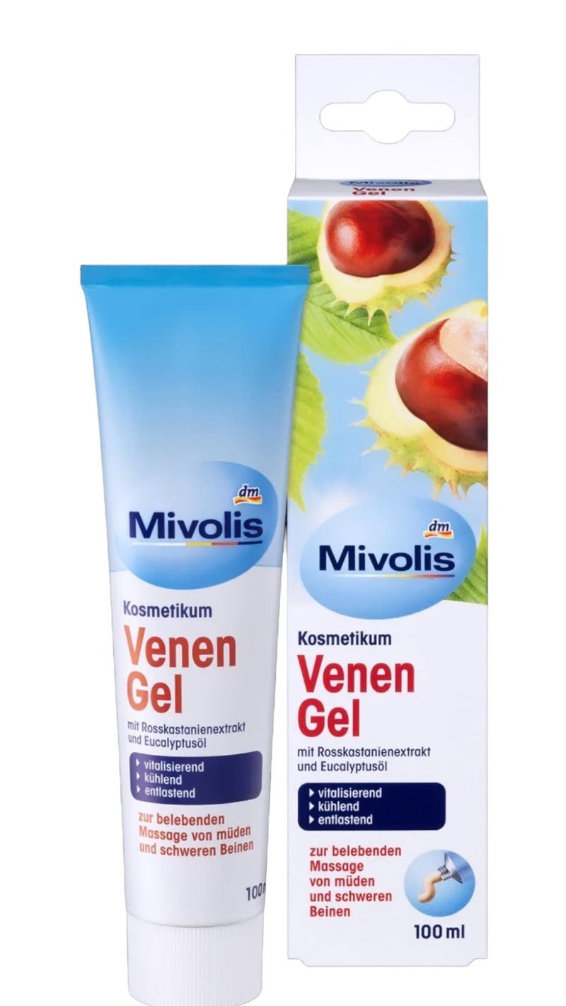 Mivolis dm Mivolis dm Vein Gel with Horse Chestnut Extract and Eucalyptus Oil 100 ml 338 Oz