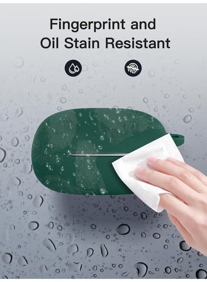 for Liberty 5 Case Cover with Cleaner Kit, Soft Silicone Protective Case for Anker Soundcore Liberty 5 with Keychain - Image 4