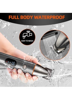 SYOSI Beard Trimmer for Men Multifunctional Hair Trimmer Mens Electric Clipper Suitable for Mustache Body Nose Ear Facial Trimmers  - Image 2