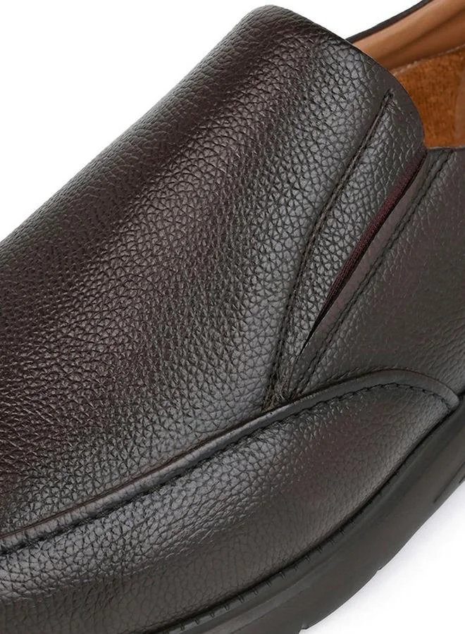 LBL By Shoexpress BROWN Men Leather Slip-On Loafers for Men | Best Price UAE