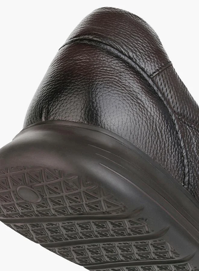 LBL By Shoexpress BROWN Men Leather Slip-On Loafers for Men | Best Price UAE