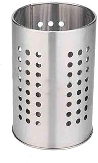 EORTA EORTA Stainless Steel Kitchen Utensil Holder Flatware Cylinder Silverware Draining Organizer Drying Rack with Round  - Image 1