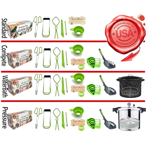Supa Ant Canning Supplies-21 Qt. Water Bath Canning Pot with Rack & Lid - Starter Kits Set for Beginners - Stainless Steel Water Bath Canner Kit & Rack - Rack, XL Ladle, Measuring Cups, Kitchen Funnel - Image 4