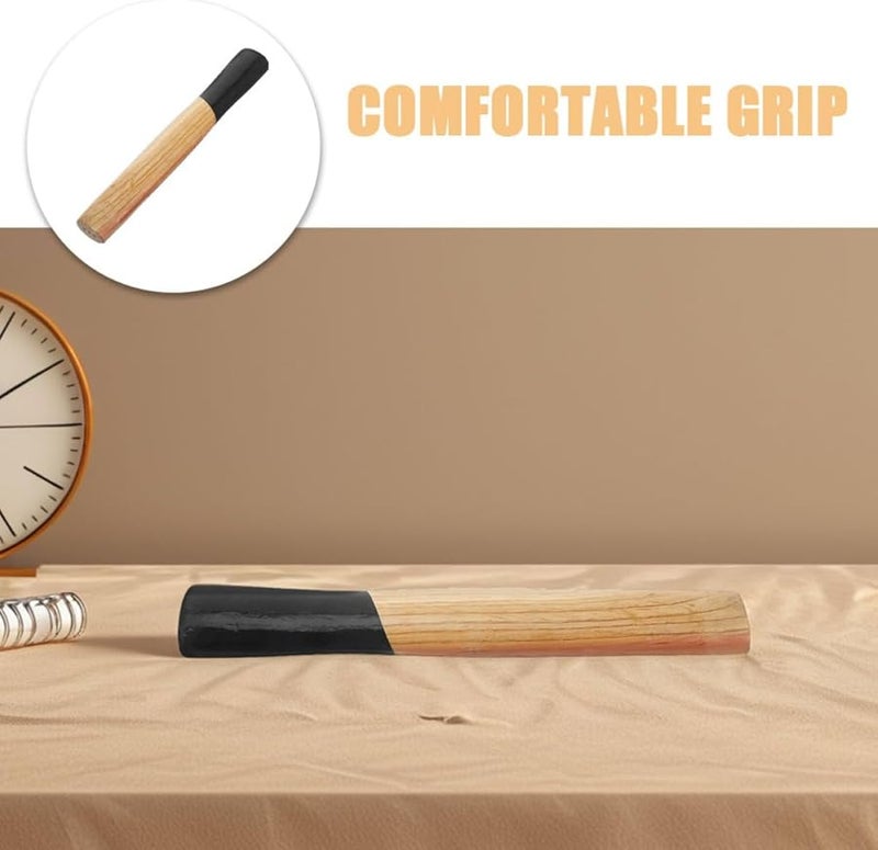 Wooden Hammer Handle Replacement Sturdy Wear Resistant Wood For Mason And Square Head Hammers - Image 4