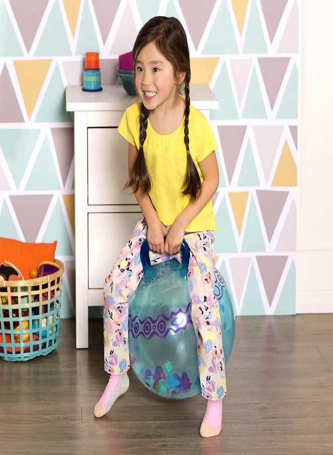 Crobat كرة القفز كروبات هوبتي، كرة مطاطية نطاطة بمقابض، كرة قفز للأطفال، ألعاب لياقة بدنية للأطفال والكبار، هدية عيد ميلاد (متعددة الألوان) - Image 3