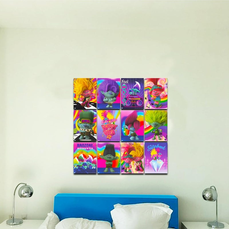 Trolls Trolls Poster Book for Kids  Bundle Includes 12 Trolls Band Together Posters for Girls Room Trolls Decorations More  Trolls Room Decor for Girls - Image 3