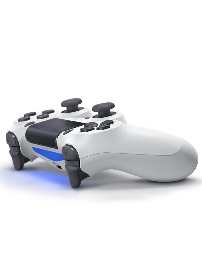 4 Wireless Controller White – Official Version Compatible with PlayStation 4 and PC – Ergonomic Design with Responsive Buttons, Built-in Speaker, and Precision Motion Sensors for Ultimate Gaming Experience - Image 2