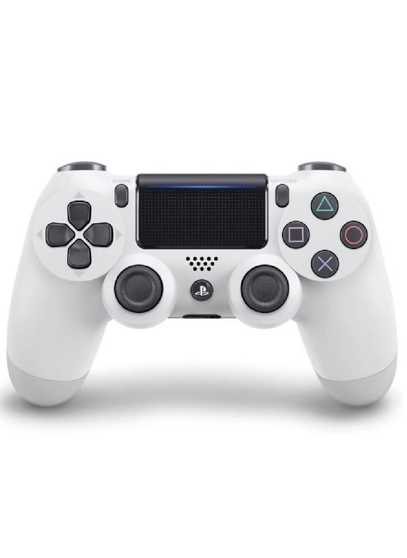4 Wireless Controller White – Official Version Compatible with PlayStation 4 and PC – Ergonomic Design with Responsive Buttons, Built-in Speaker, and Precision Motion Sensors for Ultimate Gaming Experience - Image 3