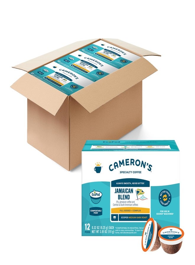 Cameron's Coffee Single Serve Pods, Jamaican Blend, 12 Count (Pack of 6) - Image 1