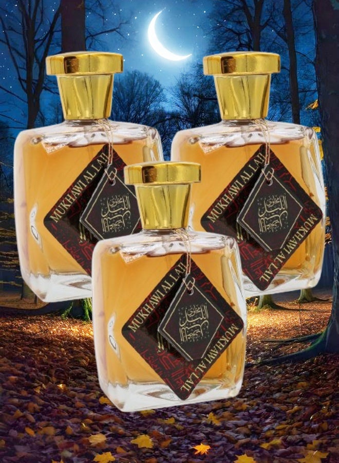 Al Maraseem 3 Pieces Mukhawi Al Lail Perfume 100ML - Image 1