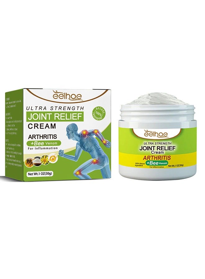 EELHOE Bee Venom Joint Relief Cream Arthritis Ultra Strength Joint Relief Cream Relieve Joint Muscle Pain, Muscle Pain, Leg Swelling, Body Massage and Care Cream  - Image 1
