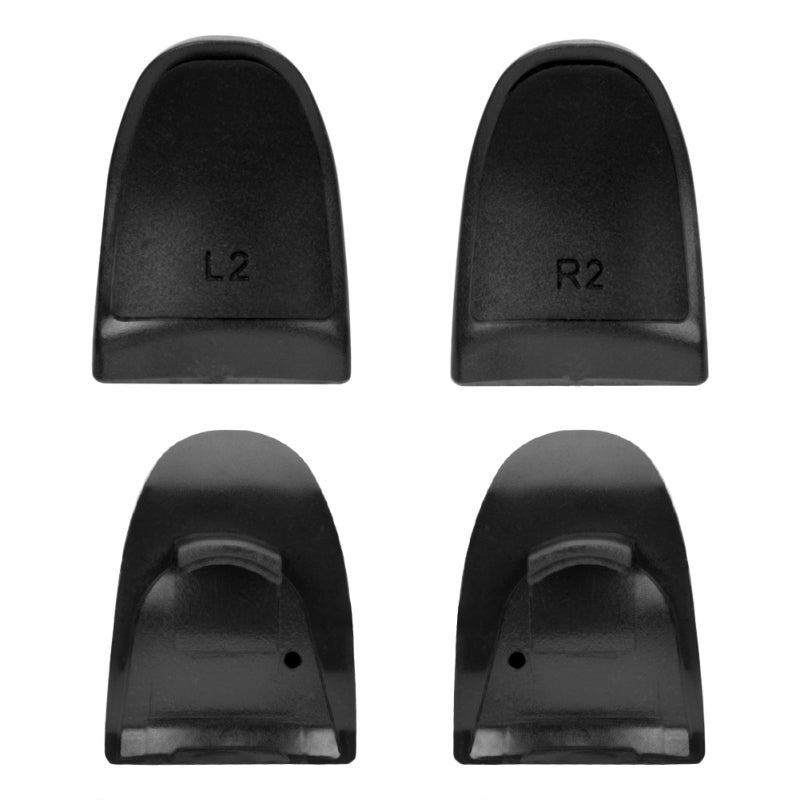 L2 R2 Trigger Extenders Soft Touch Grip for PS4 Controller - Extended Buttons Trigger Enhance Game Experience - Anti-Slip ABS Rubber Extender for Gaming - Image 4