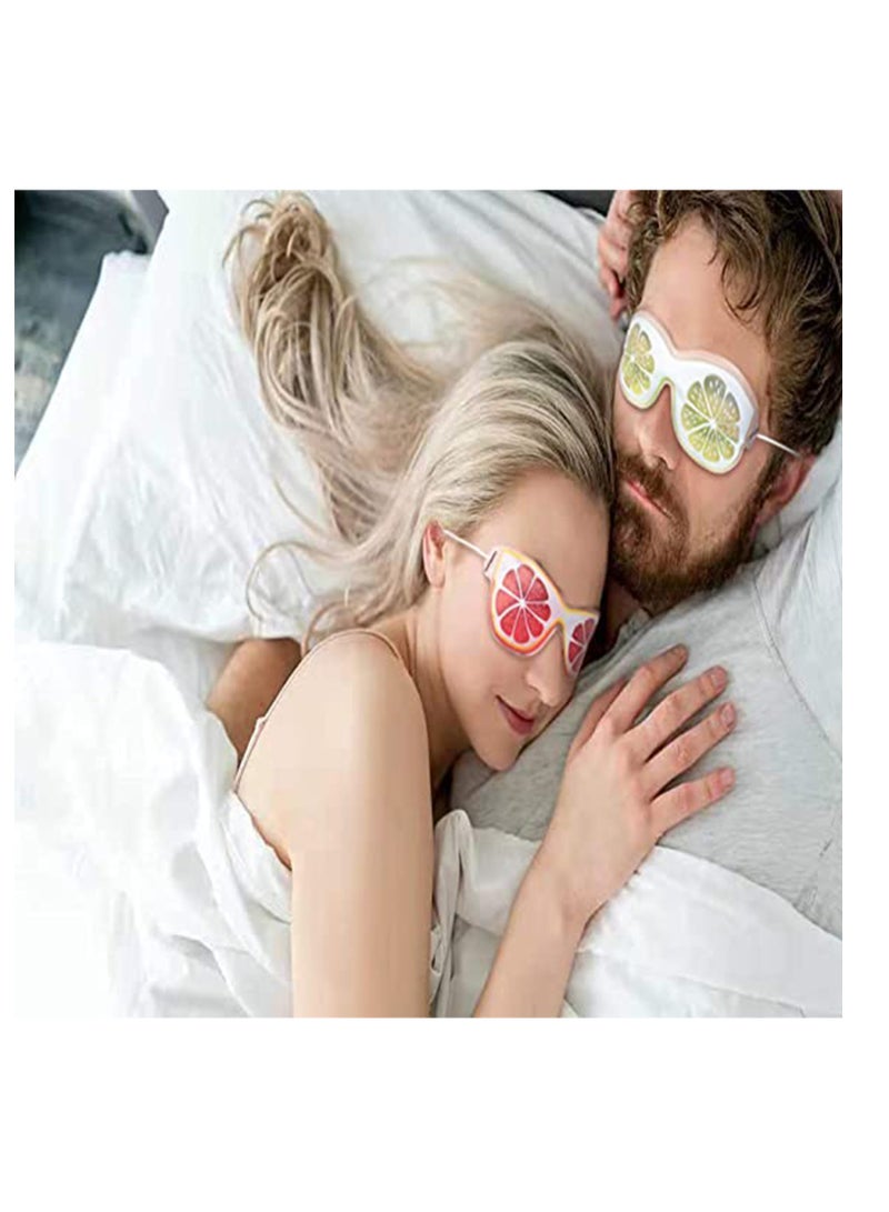 SOLARAE قناع عين جل للتجاعيد والانتفاخ، قناع ثلجي قابل لإعادة الاستخدام، تخفيف انتفاخ العينين، ناعم وغير سام مناسب للأطفال والنساء والرجال (3 عبوات بألوان عشوائية) - Image 2