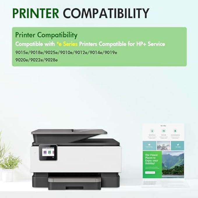 962 962XL 9018E 9015E INK CARTRIDGES COMBO PACK REPLACEMENT FOR HP 962XL INK CARTRIDGES COMBO PACK FOR HP OFFICEJET PRO 9010 9025E 9015 9020 9018 9025 9010E 9012E 9014E 9025 9016 9019 PRINTER - Image 3