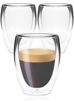 Youngever 3 Pack Espresso Cups, Double Wall Thermo Insulated Espresso Cups, Glass Coffee Cups, 5 Ounce (Tall) - pzsku/ZC10659387AA4DDE1BCDEZ/45/_/1693218077/e599fc25-1870-4276-a8f2-dae0a0501dc8