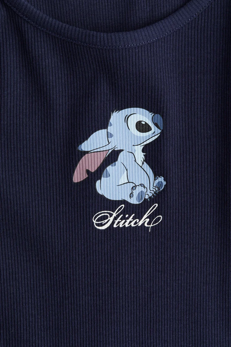 H&M Print-motif cotton top