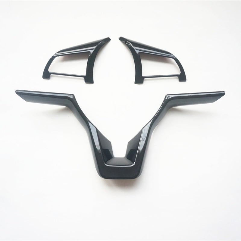 CYAuto Sport Glossy Black Steering Wheel Trim for Nissan - Image 1