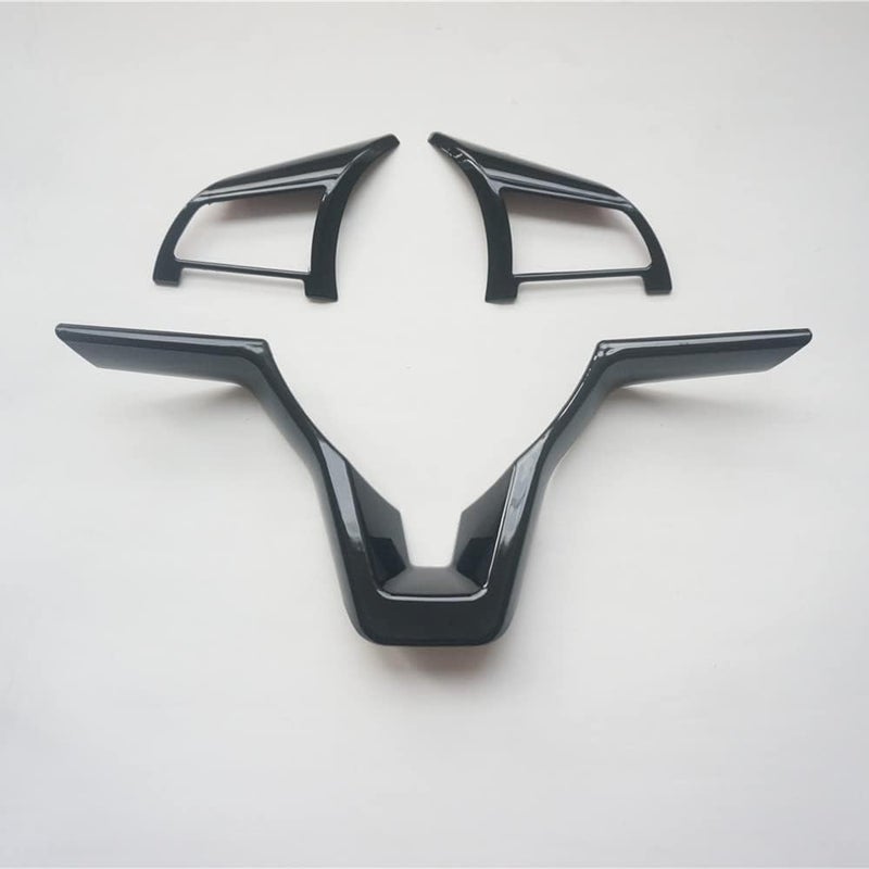 CYAuto Sport Glossy Black Steering Wheel Trim for Nissan - Image 2