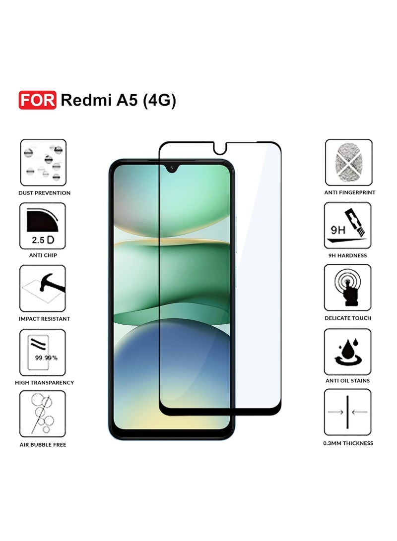Screen Protector for Xiaomi Redmi A5 Tempered Glass Screen Shatterproof Anti Scratch Glass HD Clear compatible with Redmi A5  - Image 2