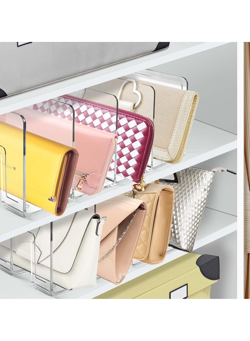 ديوتي منظم حقائب اليد البلاستيكي الشفاف مكون من قطعتين - Image 4