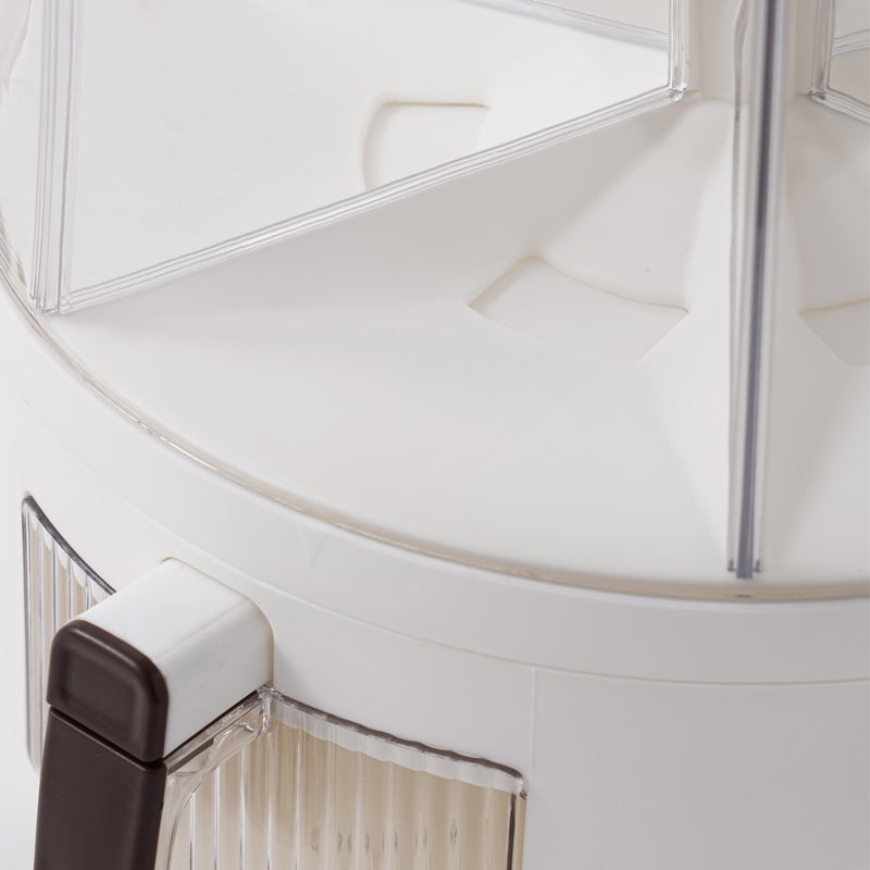 ALBERTO موزع حبوب متعدد من ألبرتو بلاستيك، أبيض 13 كجم - Image 4