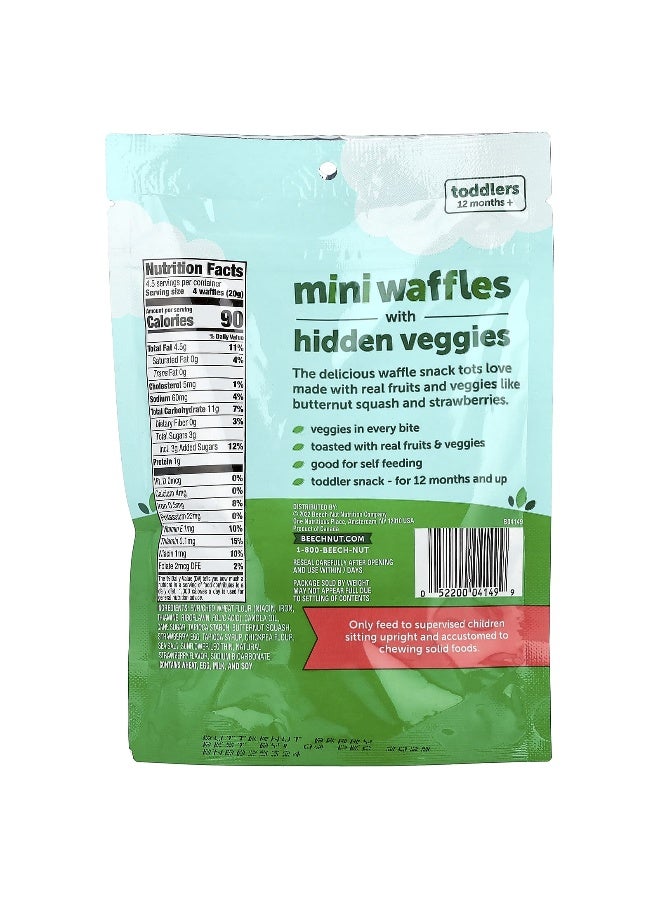 Beech-Nut, Mini Waffles with Hidden Veggies, 12+ Months, Butternut Berry, 3.2 oz (90 g) - Image 2